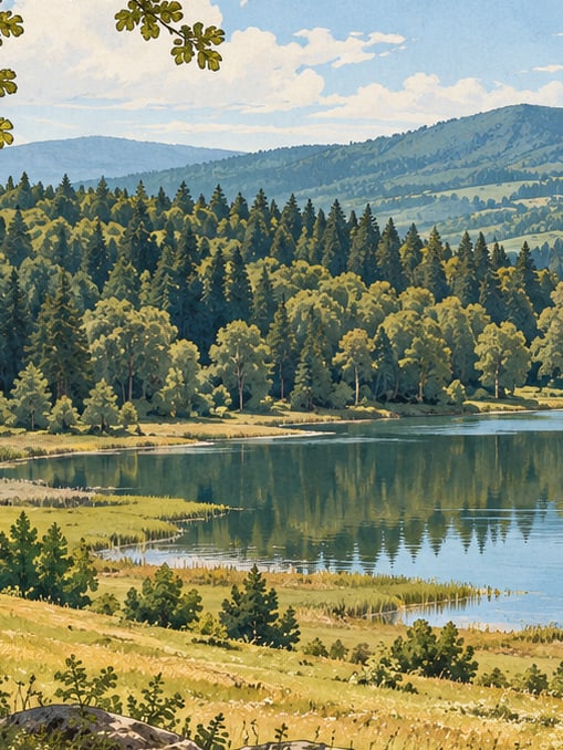 Zeichnung: Naturpark Sarıgazel, Samsun
