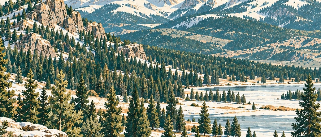 Sarıkamış-Allahuekber Mountains National Park çizimi, Kars