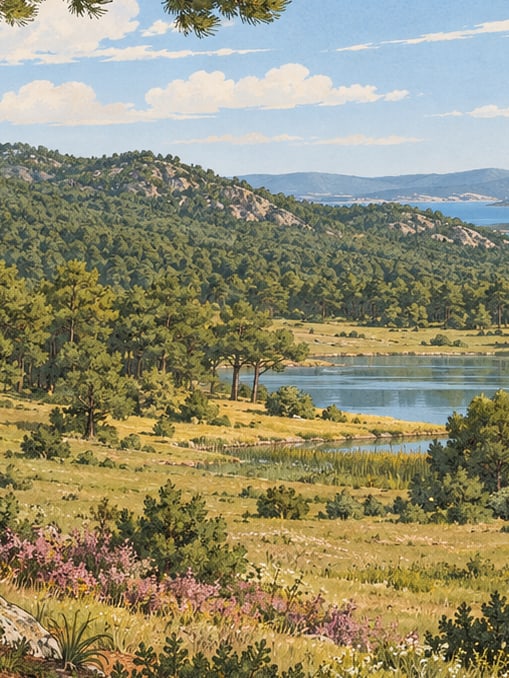 Zeichnung: Naturpark Sarımsaklı, Balıkesir