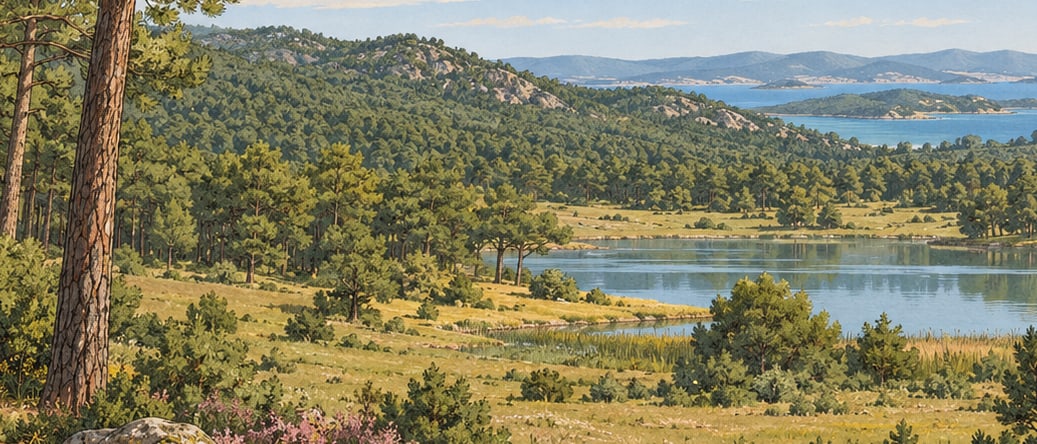 Sarımsaklı Nature Park çizimi, Balıkesir