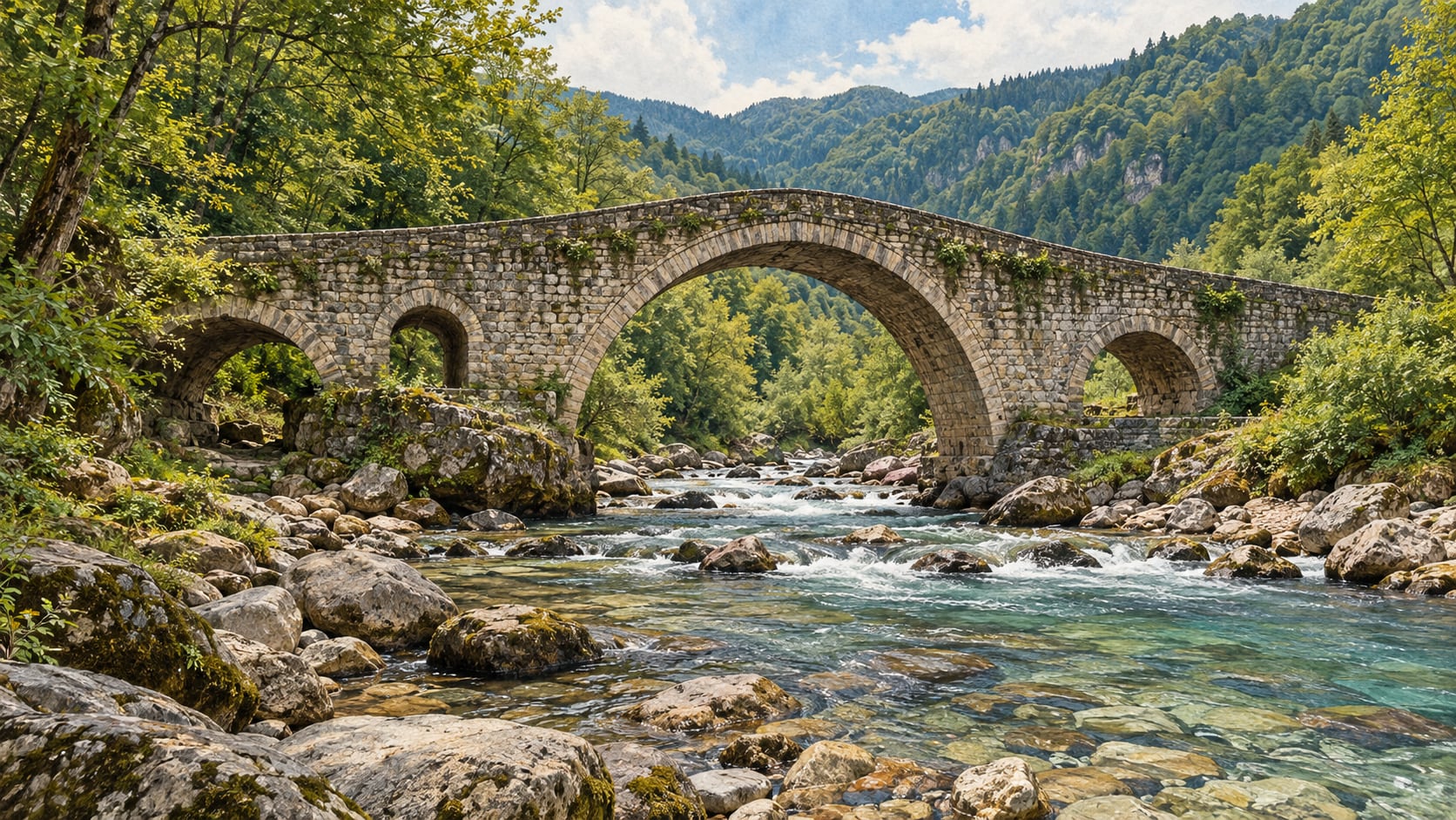 Sarpdere Bridge çizimi, Ordu