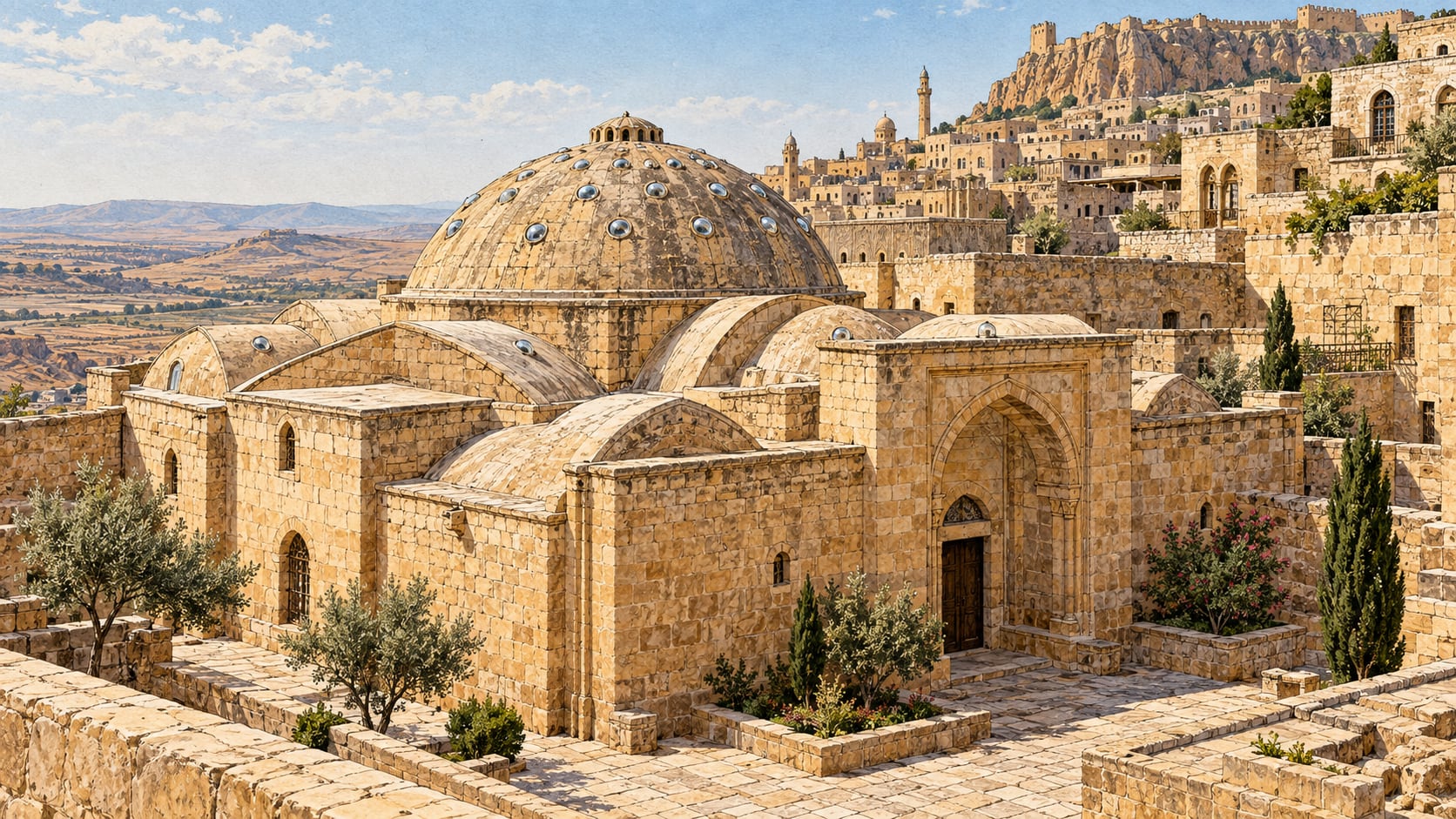 Şatana Family House / Old Ptt Building çizimi, Mardin