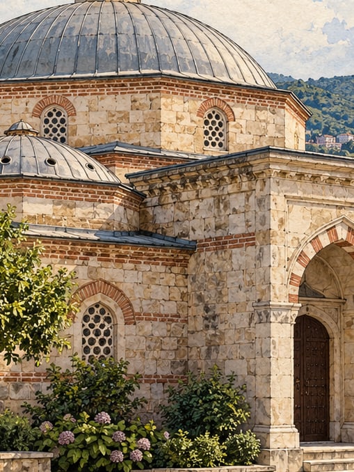 Zeichnung: Savurkapı-Bad, Mardin