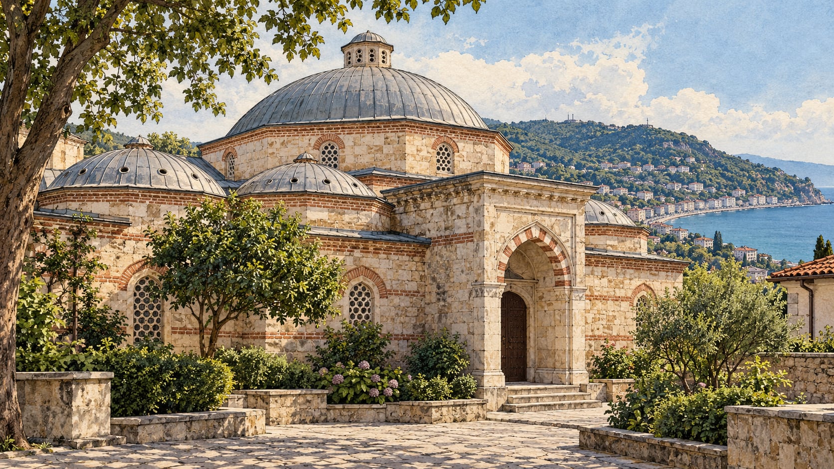 Savurkapı Bath çizimi, Mardin