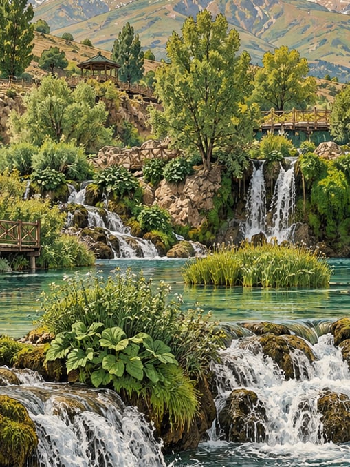 Zeichnung: Naturpark Sazlıkbaşı, Muş