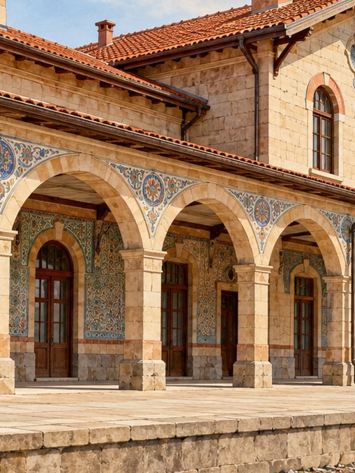 Şefaatli Railway Station Building çizimi, Yozgat