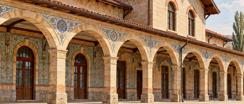 Şefaatli Railway Station Building çizimi, Yozgat