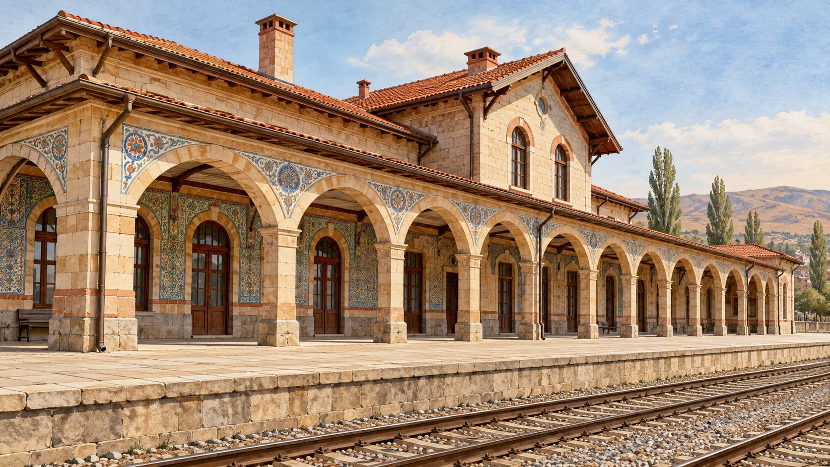 Şefaatli Railway Station Building çizimi, Yozgat