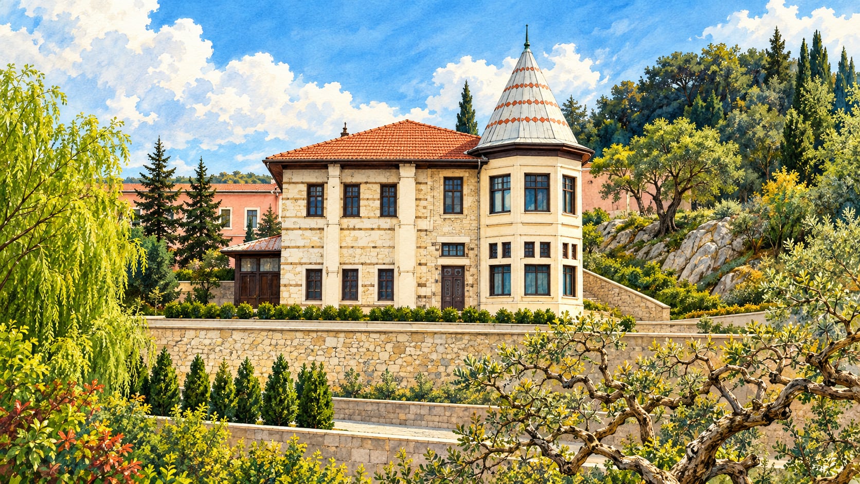 Şefik Bursalı Museum çizimi, Ankara
