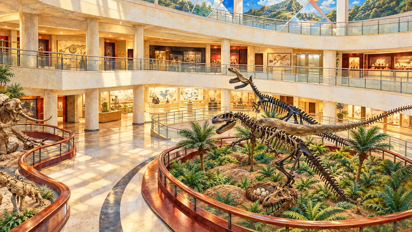 Şehit Cuma Dağ Natural History Museum çizimi, Ankara