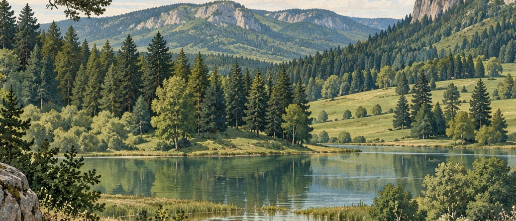Şehit Şerifebacı Nature Park çizimi, Kastamonu
