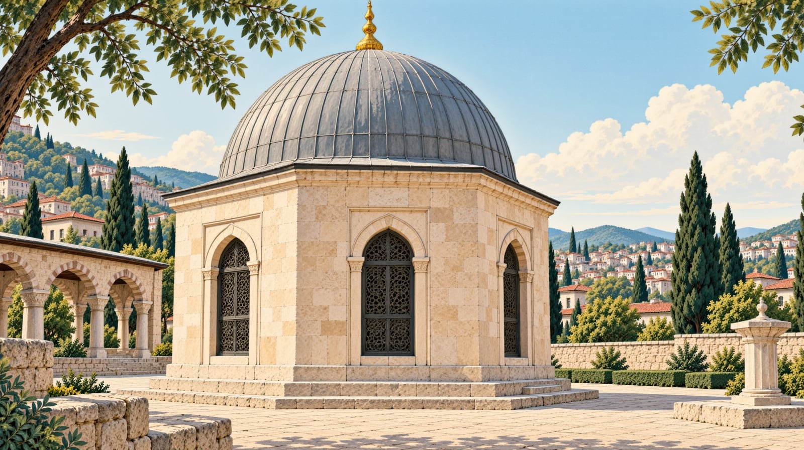 Şehzade Mehmed Tomb çizimi, İstanbul