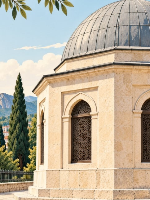 Şehzadeler Tomb çizimi, İstanbul