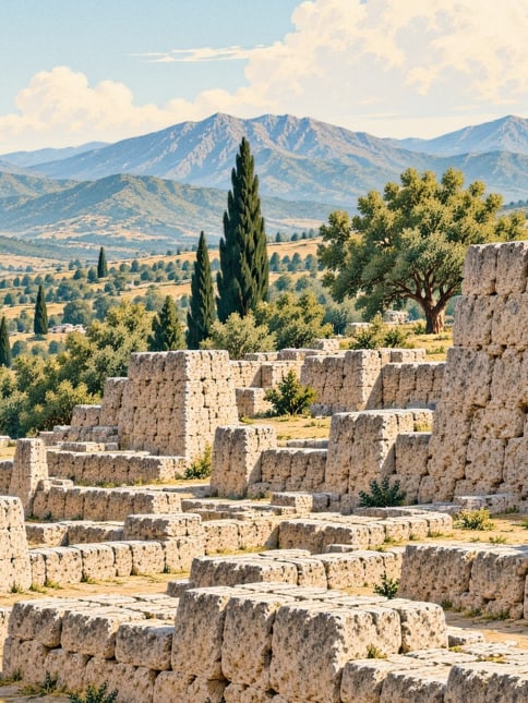 Zeichnung: Burg Selçuk, İzmir