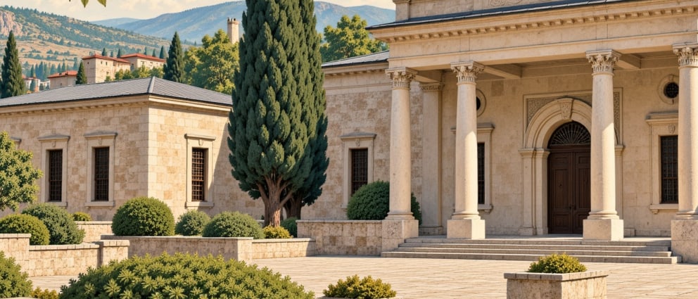 Selçuk University Museum çizimi, Konya