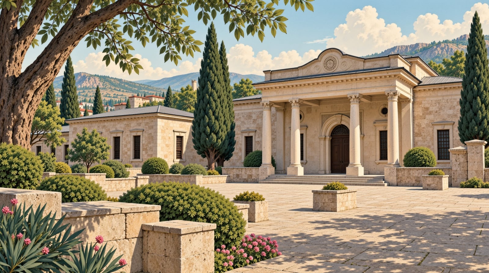 Selçuk University Museum çizimi, Konya