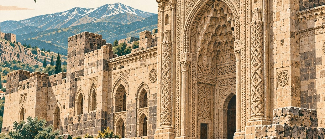 Seljuk Palace çizimi, Kars