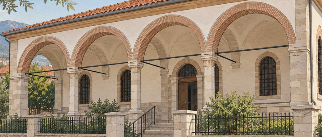 Selime Katedrali çizimi, Aksaray