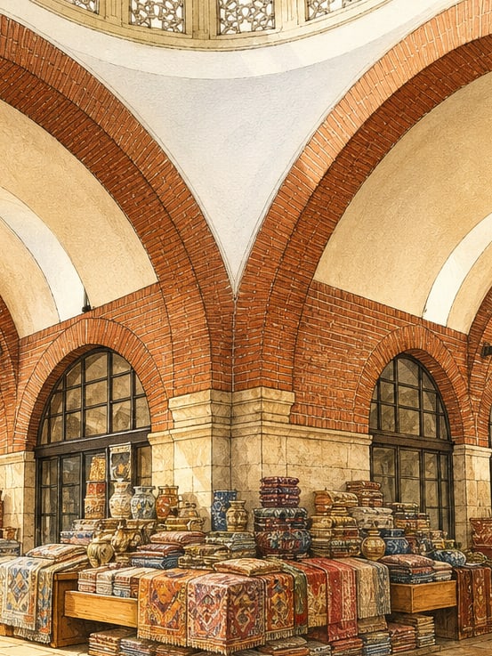 Zeichnung: Selimiye-Arasta, Edirne