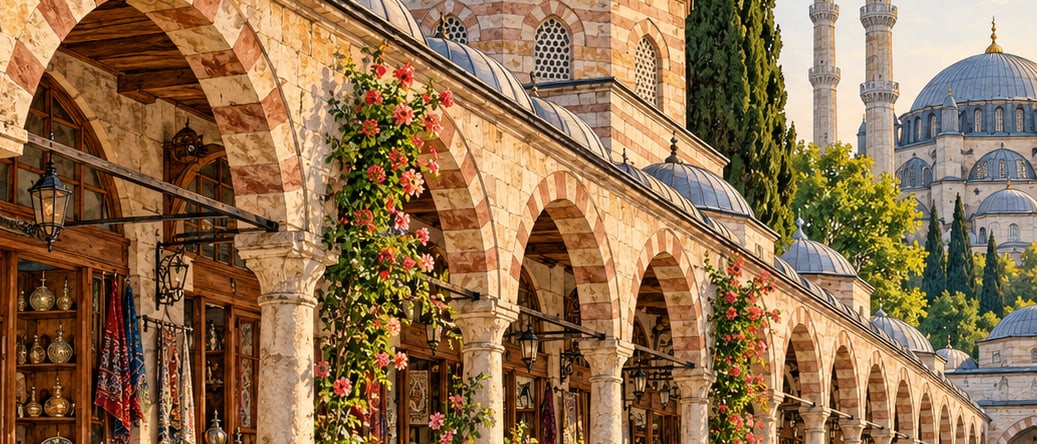 Selimiye Arasta çizimi, Edirne