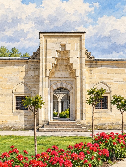Zeichnung: Selimiye-Stiftungsmuseum, Edirne