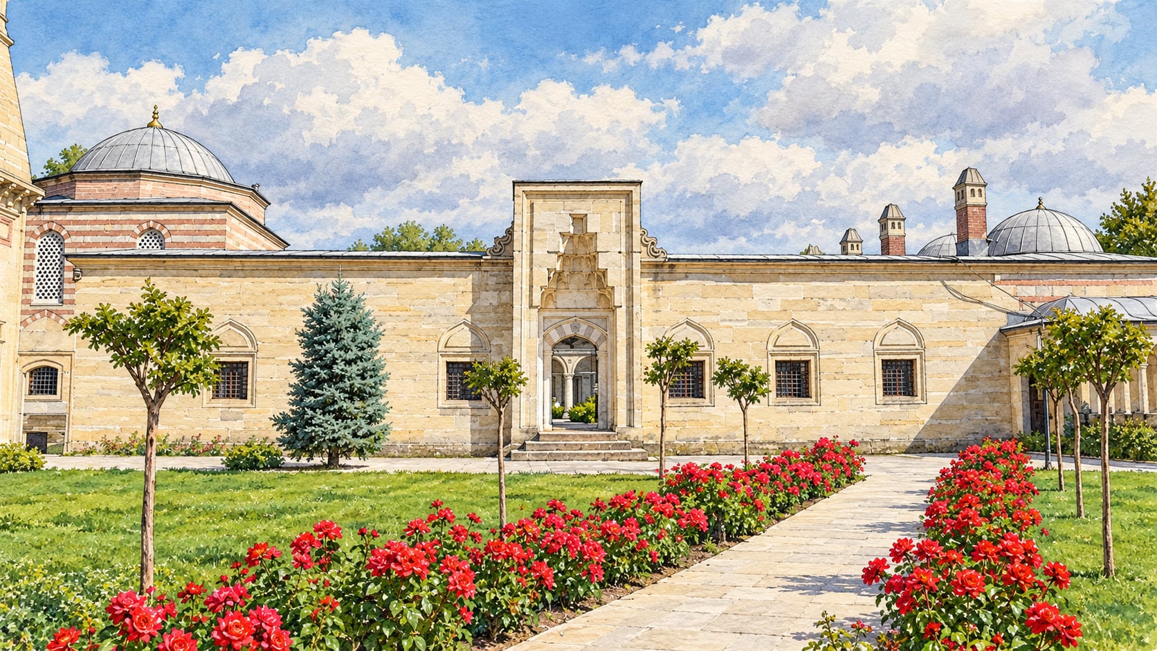 Selimiye Foundation Museum çizimi, Edirne