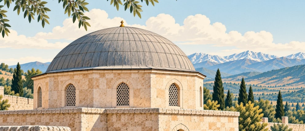 Şeyh Babo (Üryan Baba) Tomb (Bitlis) çizimi, Bitlis