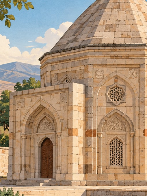 Şeyh Çoban Tomb çizimi, Sivas