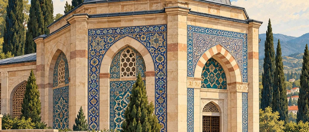 Şeyh Edebali Tomb çizimi, Bilecik