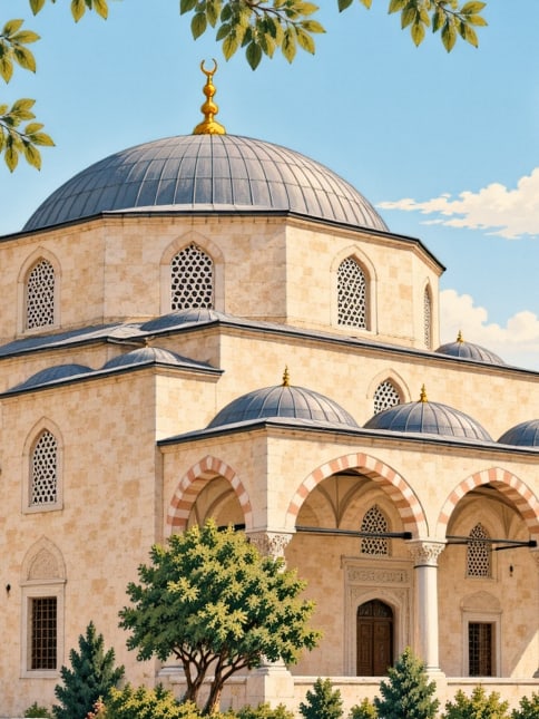 Şeyh Ethem Çelebi Mosque çizimi, Tokat
