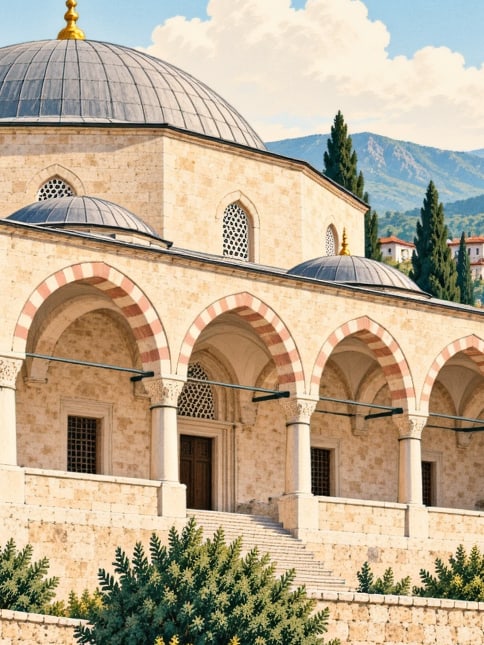 Şeyh Keramettin Mosque çizimi, Giresun