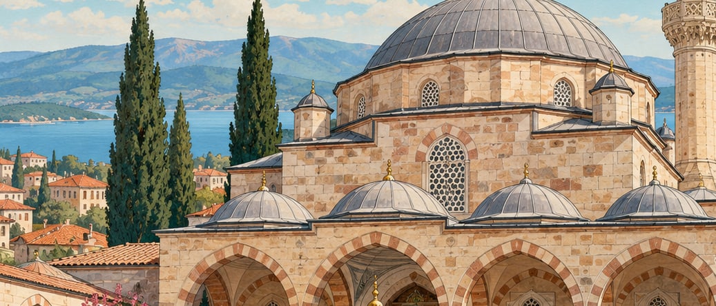 Şeyh Lütfullah Mosque çizimi, Balıkesir