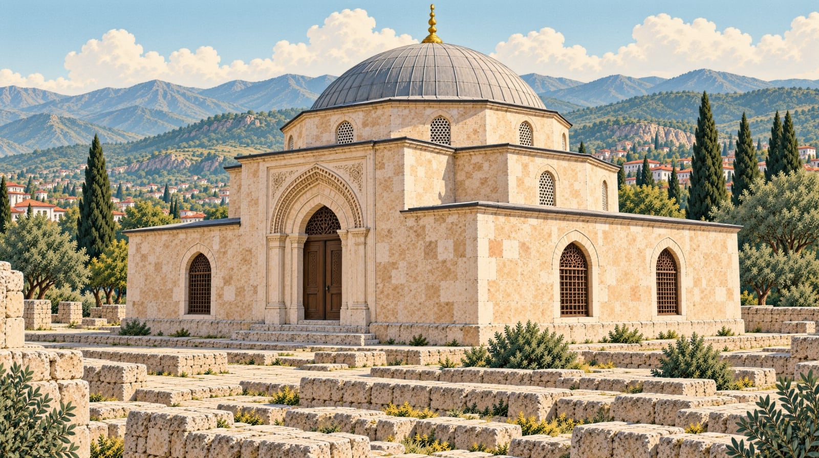 Şeyh Osman Hz. Tomb çizimi, Siirt