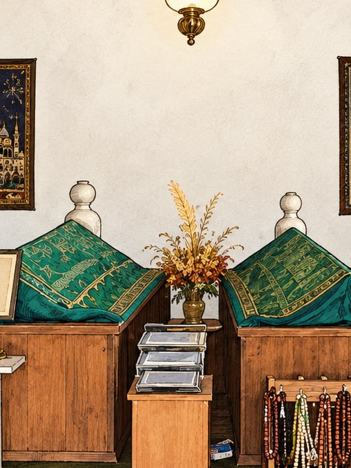 Şeyh Şehabeddin Sühreverdi Zawiya (salı Dervish Lodge) çizimi, Eskişehir
