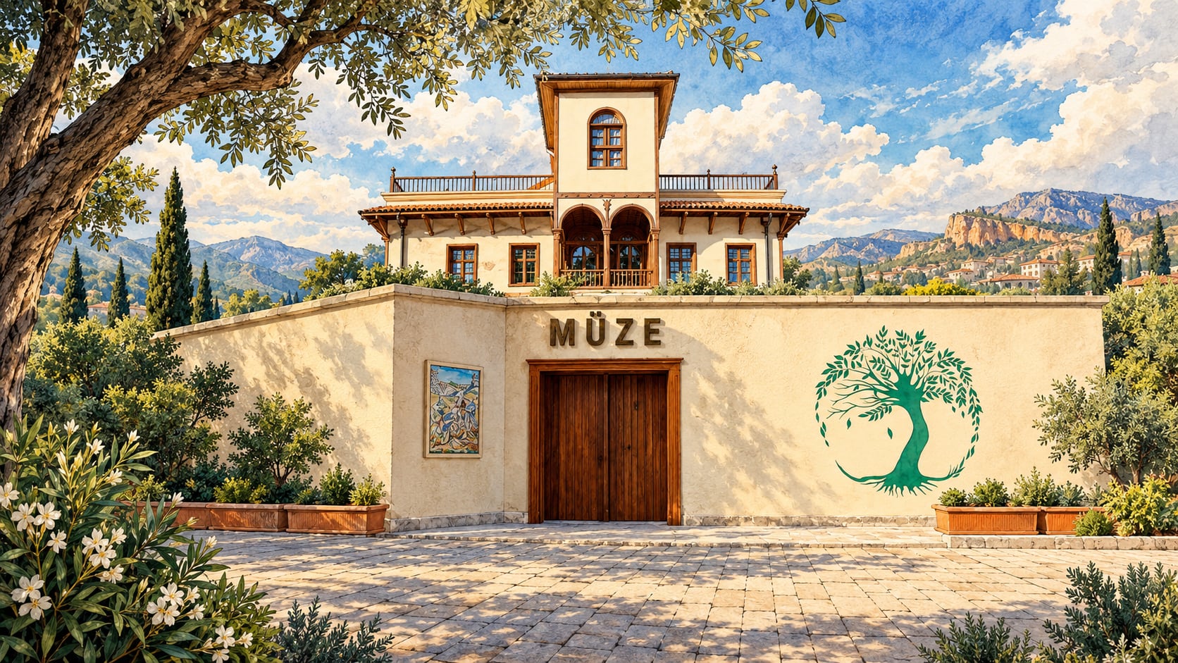 Seyhan Municipality Prof. Dr. İlter Uzel Medicine and Dentistry Tools Museum çizimi, Adana