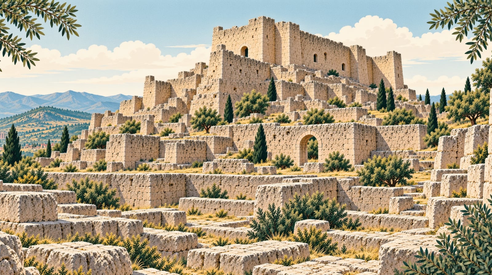 Seyifler Castle çizimi, Sakarya