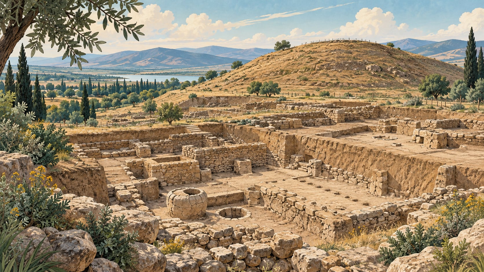 Seyitömer Mound çizimi, Kütahya
