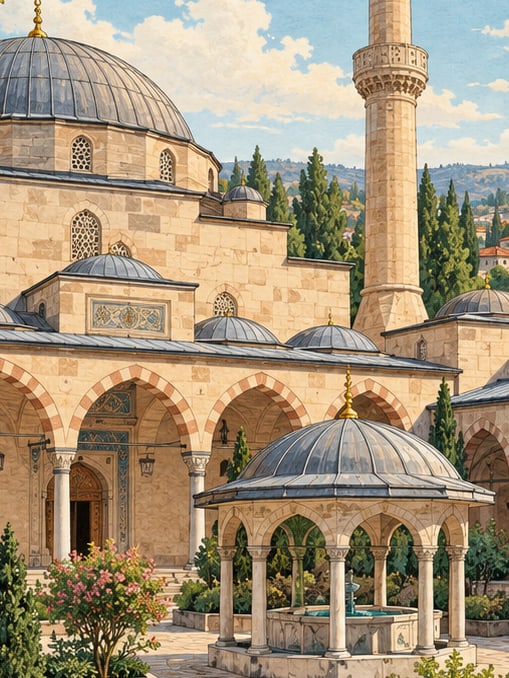 Zeichnung: Seyyid-Battal-Gazi-Komplex, Eskişehir