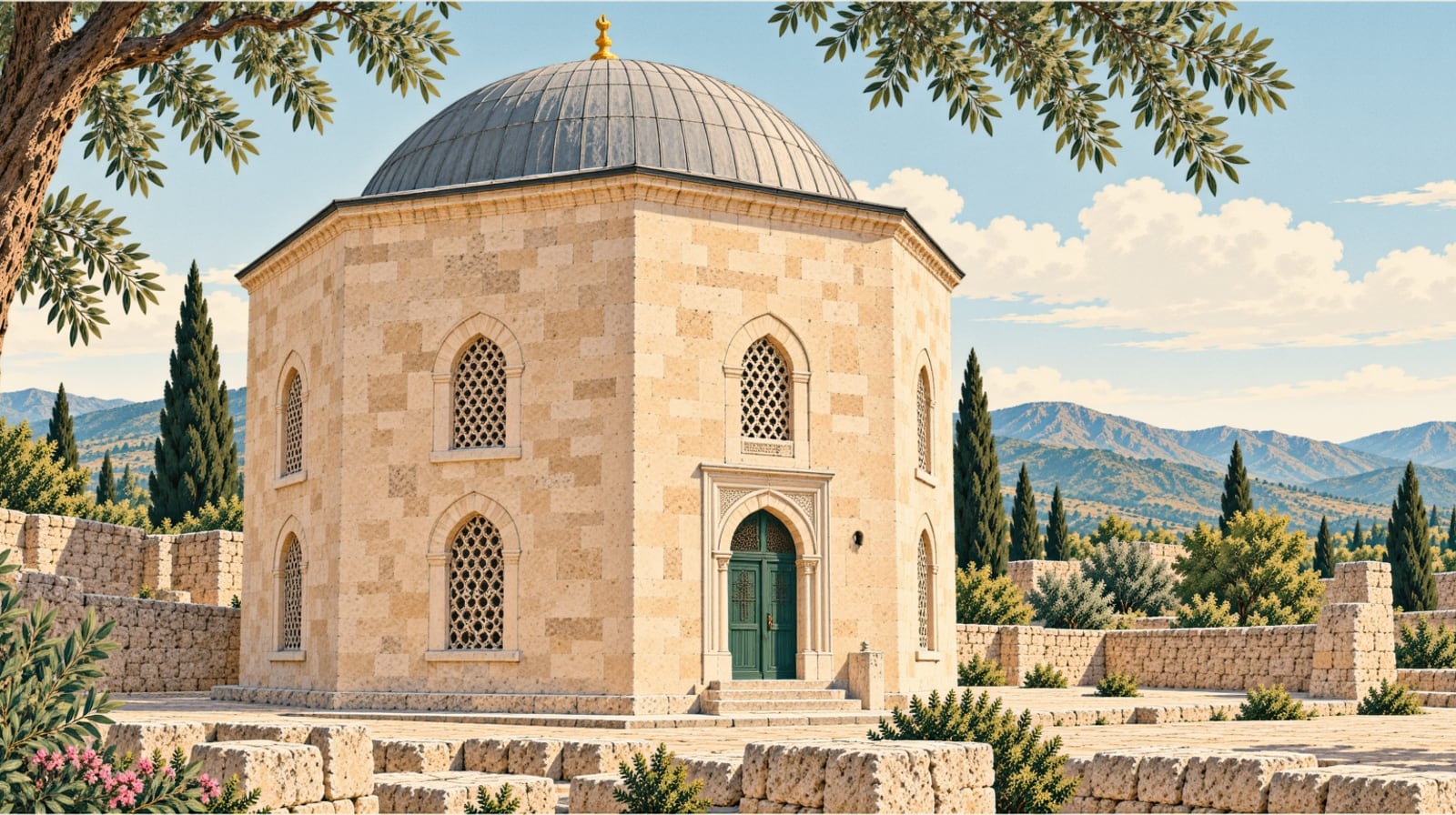 Seyyid Bilal Tomb çizimi, Batman
