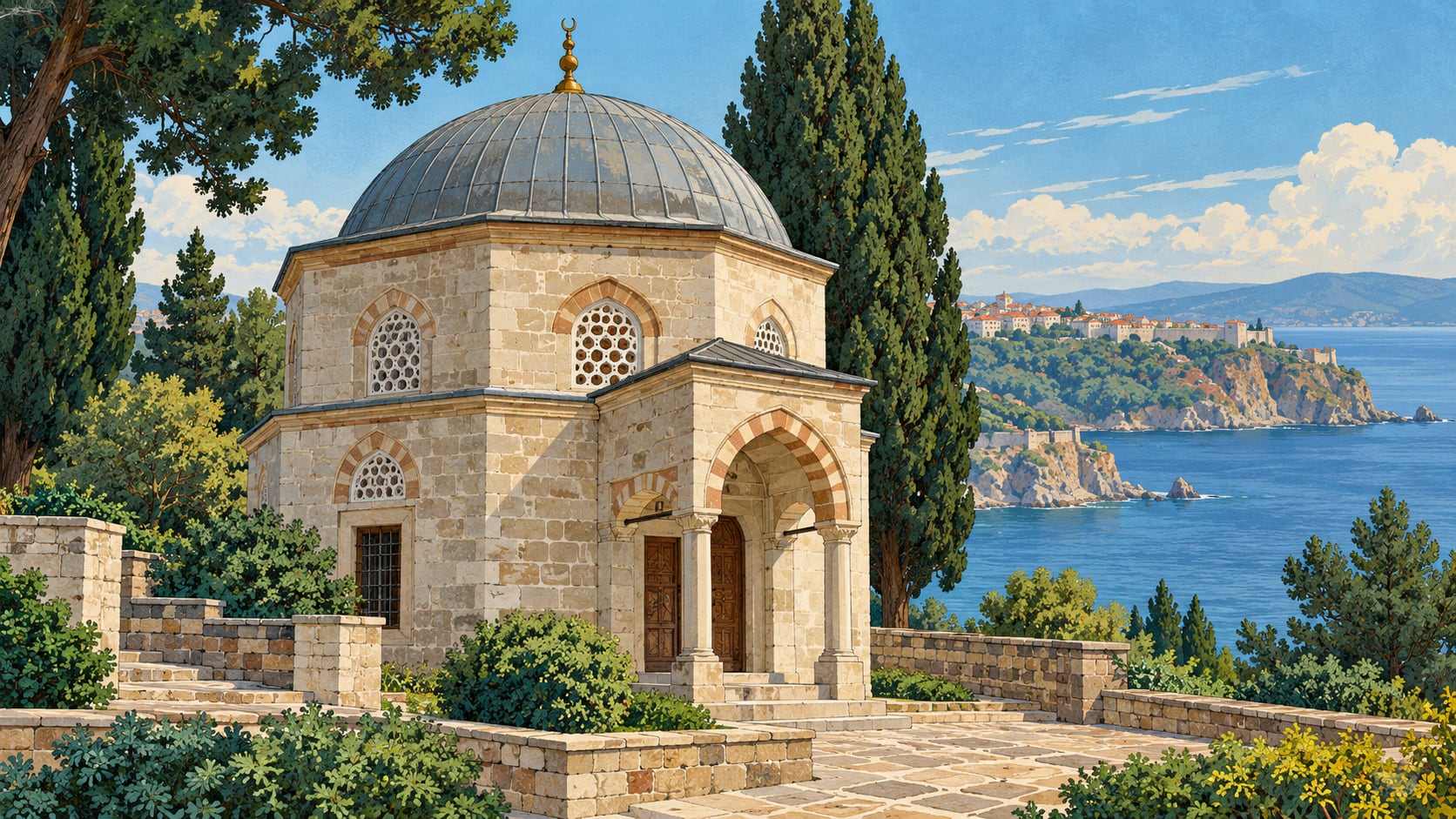 Seyyid Bilal Tomb çizimi, Sinop