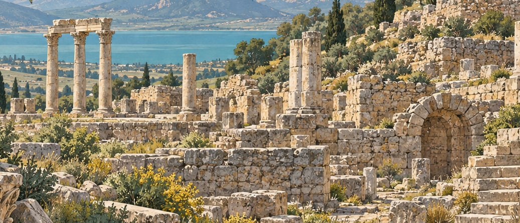 Sia Archaeological Site / Taşandam çizimi, Burdur