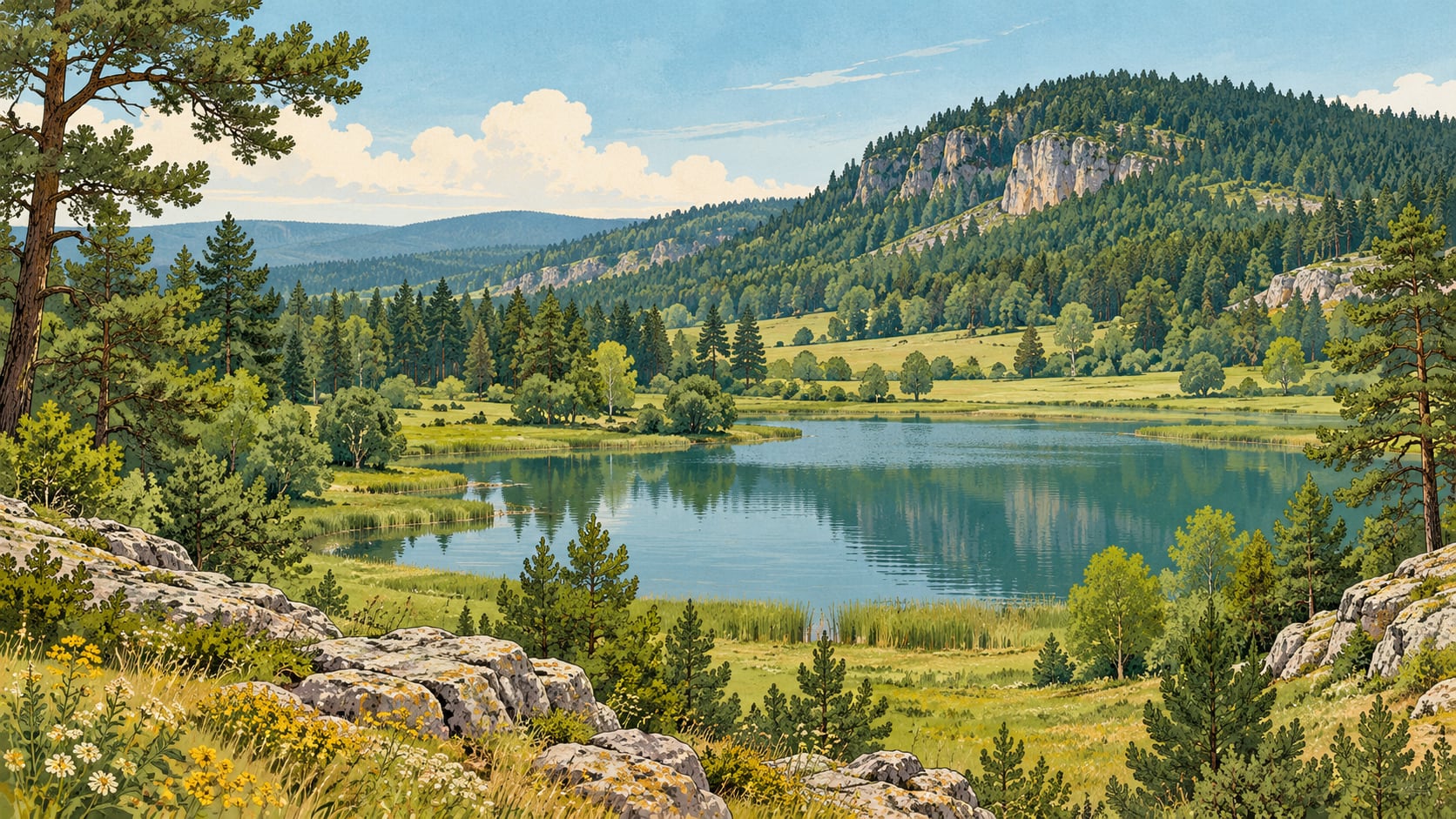 Sıklık Nature Park çizimi, Çorum