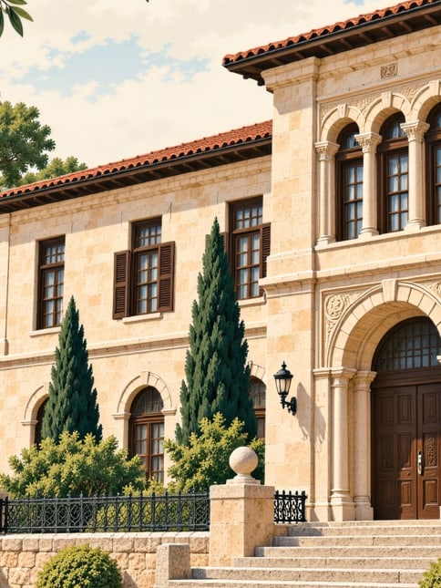 Zeichnung: Atatürk-Haus und Ethnographisches Museum Silifke, Mersin