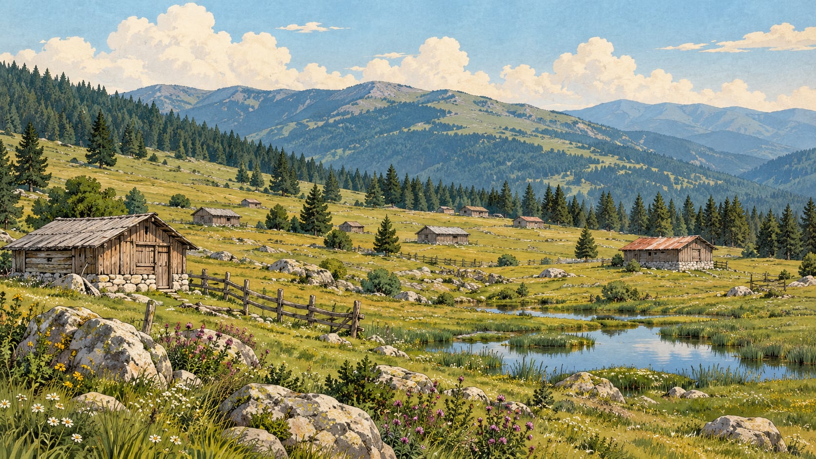 Sinekli Plateau çizimi, Düzce