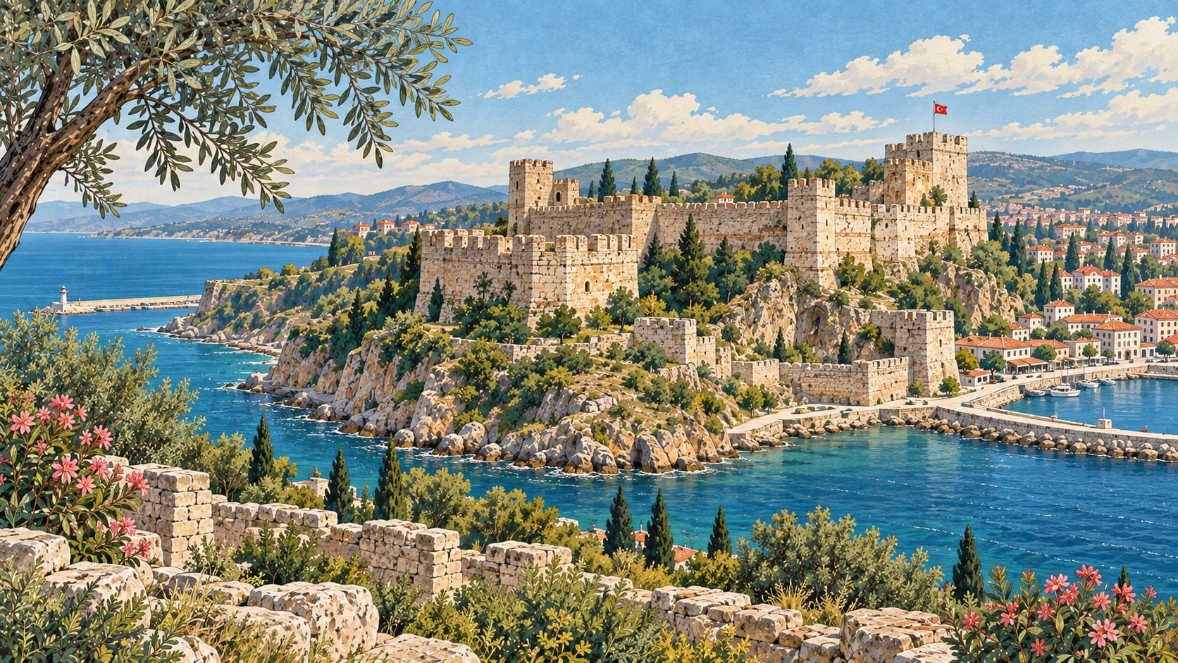 Sinop Castle çizimi, Sinop