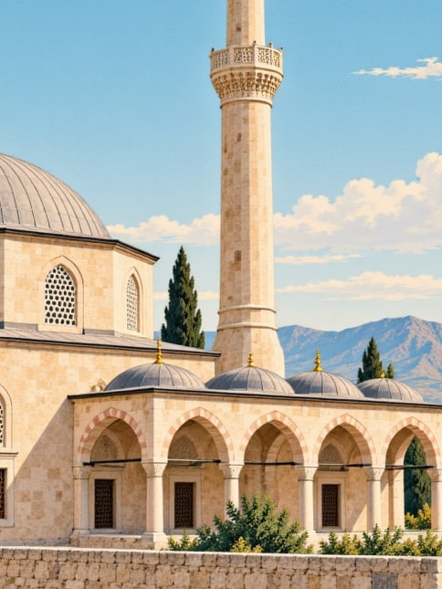 Zeichnung: Sırali-Moschee, Niğde