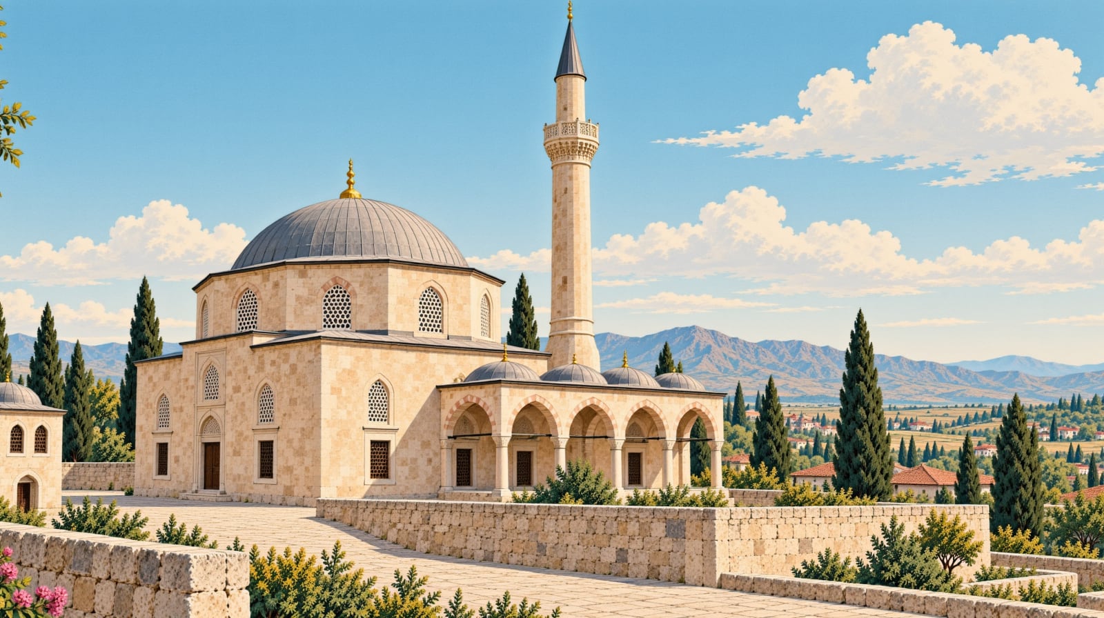 Sırali Mosque çizimi, Niğde