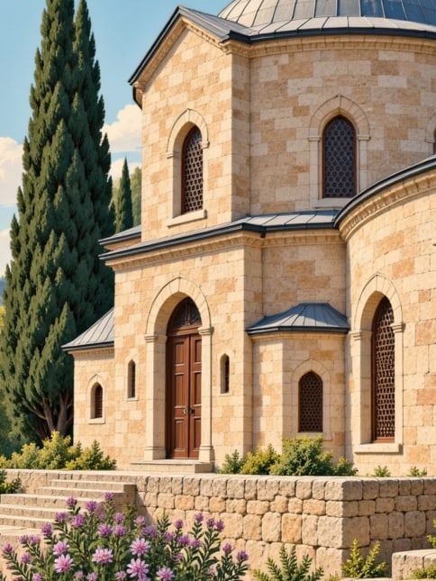 Şiran Çakırkaya Monastery çizimi, Gümüşhane