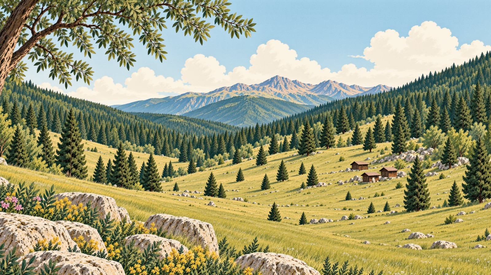 Sisdağı Plateau çizimi, Trabzon