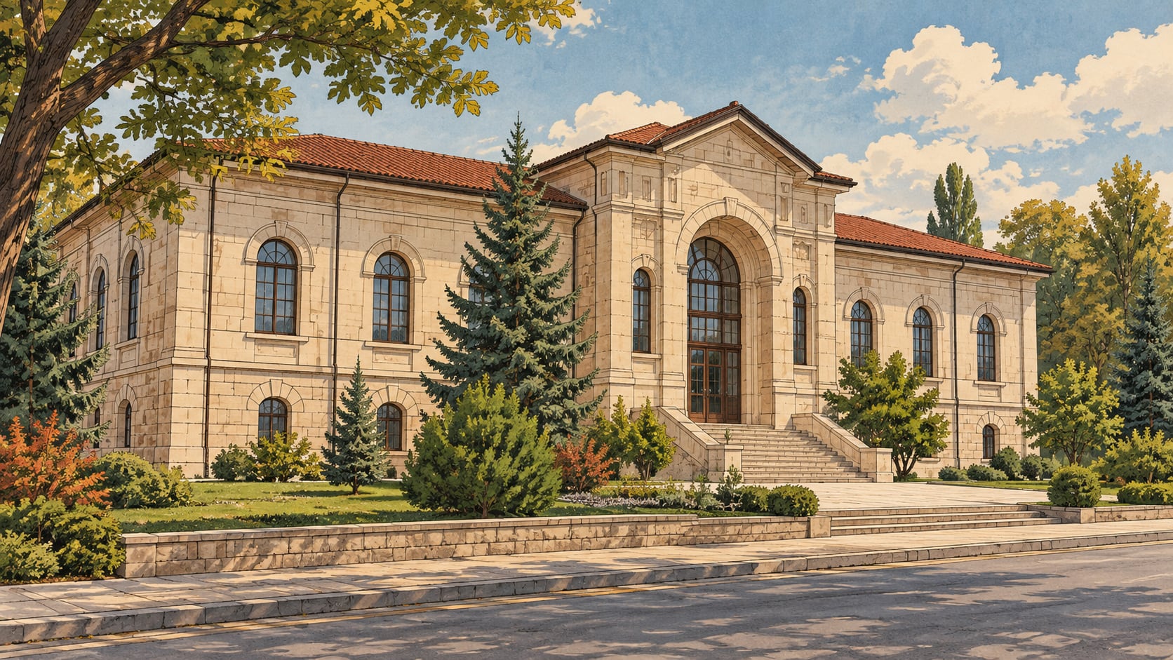 Sivas Republic University University History Museum çizimi, Sivas